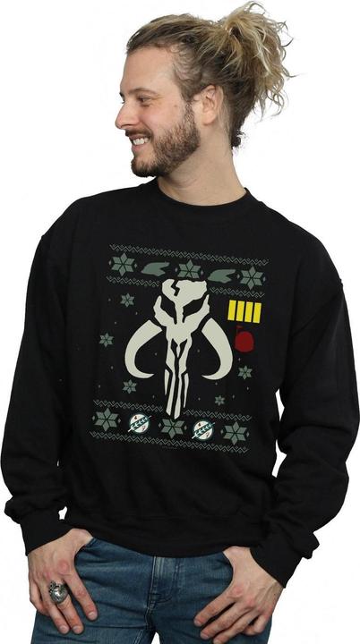 Actual product image Star Wars Mens Christmas Bantha Skull Sweatshirt (5XL)