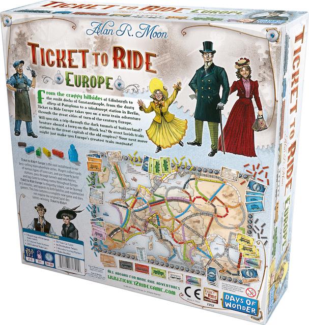 Actual product image Asmodée Ticket to Ride: Europe (English)
