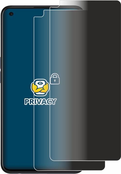Produktbild BROTECT Sichtschutzfolie Anti-Spy Privacy Folie Blaulicht-Schutz (2 Stück, Oppo Find X3 Lite)