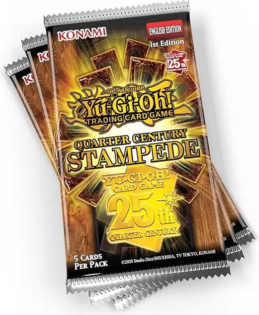 Immagine prodotto Yu-Gi-Oh Scatola di richiamo Quarter Century Stampede IT (Inglese, Display del booster)