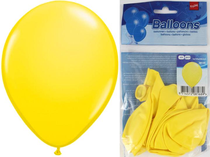 Image du produit Folat Ballons jaunes (10 x)
