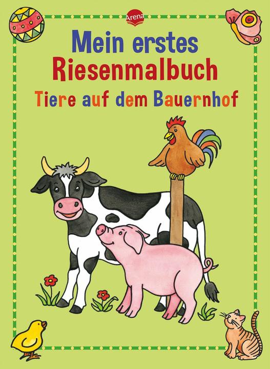 Actual product image Giant coloring book farm