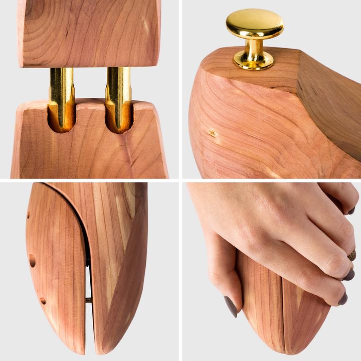 Actual product image tectake 2 pairs of shoe trees (46, 47, 48, 2 x)
