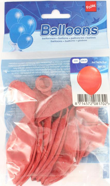 Actual product image Folat Red balloons