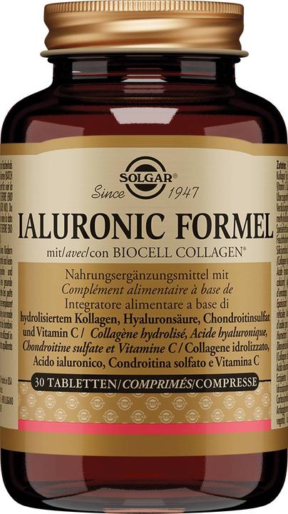 Image du produit Solgar Comprimés de formule Ialuronic (30 pcs) (30 pièce(s), Cachets, 158 g)