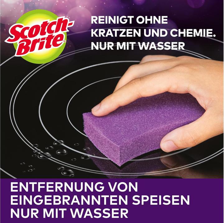 Image du produit Scotch-Brite Éponge de nettoyage pour vitrocéramique (1 pcs)