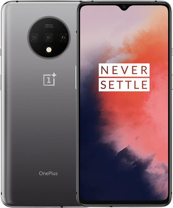 OnePlus 7T (8GB) (128 GB, Frosted Silver, 6.55", Dual SIM, 48 Mpx, 4G)