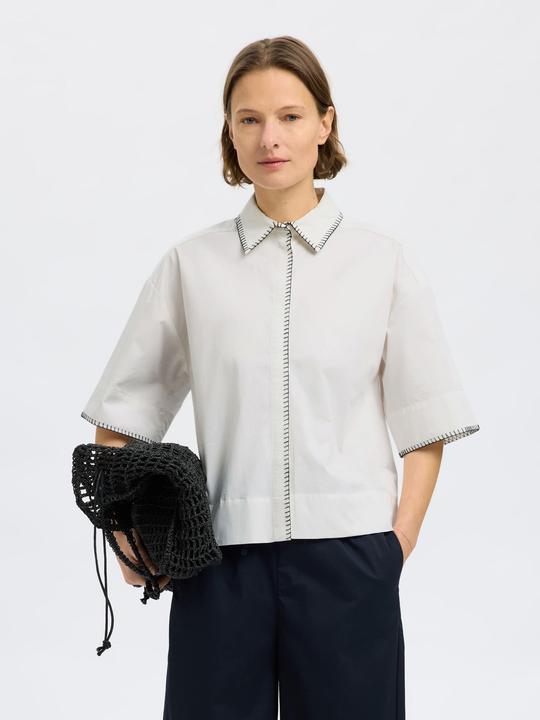 Produktbild Selected Femme Kurzarm Crop-Bluse (40)