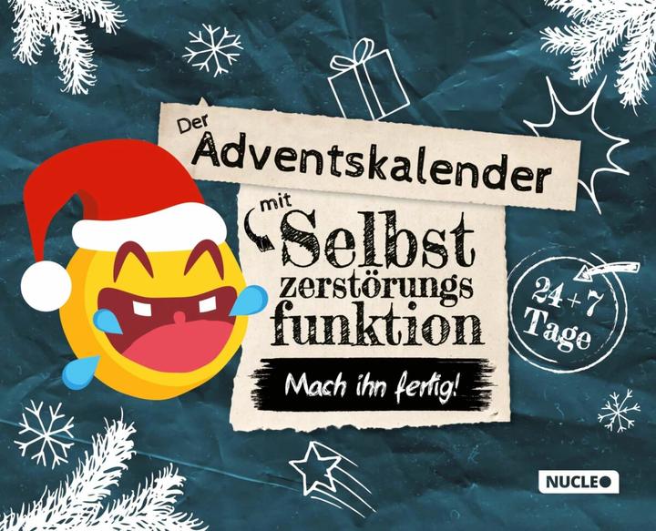 Actual product image Nucleo The Advent calendar with self-destruct function: finish it off