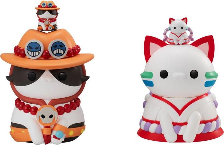 Actual product image Megahouse One Piece Mega Cat Project Nyanto! The Big Nyan Piece Series Collectible Figure Yamato 10 cm