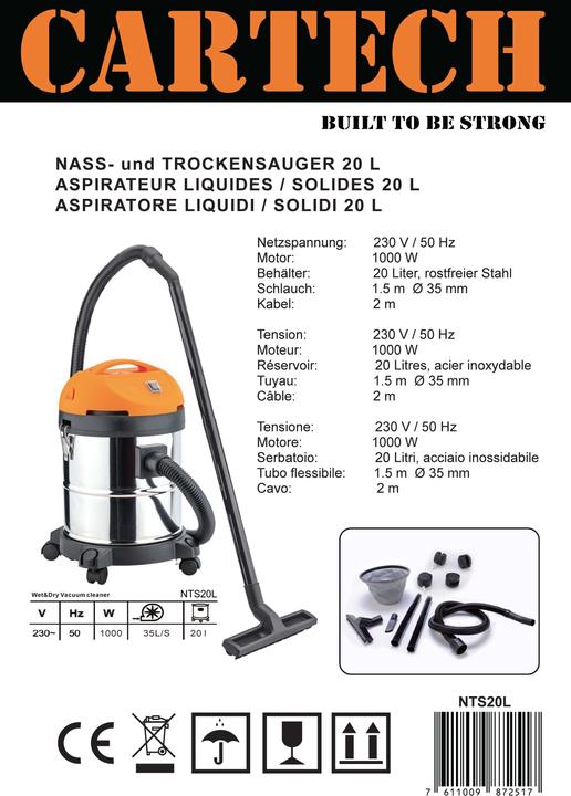 Produktbild CarTech Nass-Trockensauger (Nass-Trockensauger)