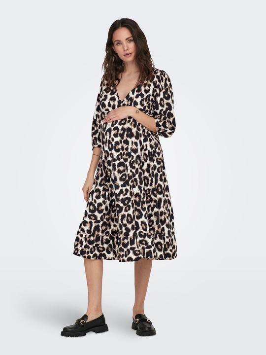 Produktbild Only Maternity Mama 3/4-ärmeliges Wickelkleid (M)