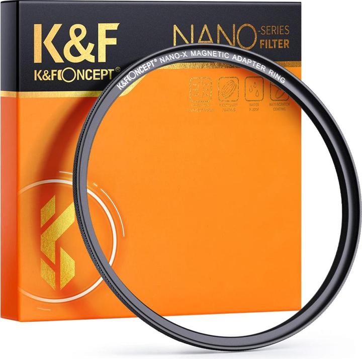 Actual product image K&F Concept Magnetic Ring For Magnetic Filters 77mm (KF-05.290) (2.16 mm, Magnet filter holder)