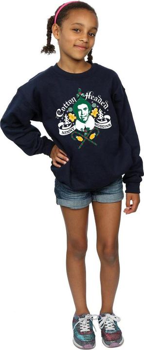 Actual product image Elf Girls Headed Ninny Muggins Sweatshirt (152, 158)