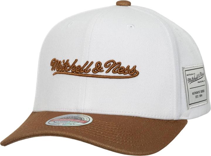 Mitchell & Ness Snapback Stretch Cap - Brand Logo weiss (One Size)
