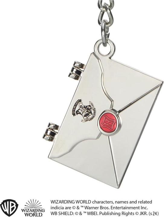 Immagine prodotto Noble Collection Harry Potter portachiavi in metallo Lettera di accettazione di Hogwarts