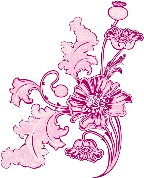 Immagine prodotto Trenddeko Viticcio del fiore 2 Mora (60 x 74 cm)