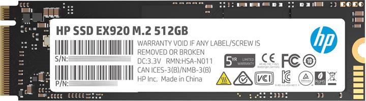 Immagine prodotto HP EX920 (512 GB, M.2 2280)