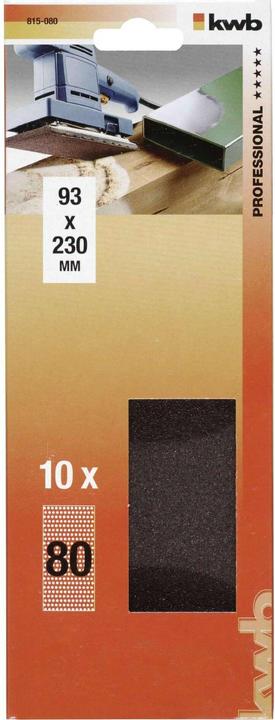 Actual product image kwb Abrasive str.corundum 93/K 80 (80)