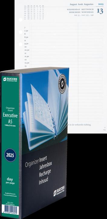 Produktbild Succes A5 Jahresinhalt komplett Januar - Dezember (A5, Deutsch, Französisch, Italienisch, Englisch)