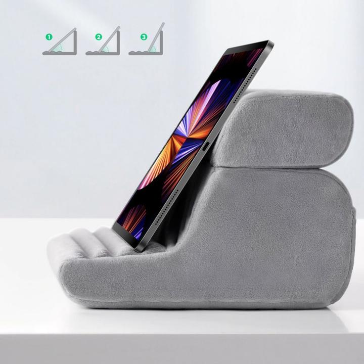Actual product image Ugreen velor foldable tablet phone stand gray (60646 LP473)
