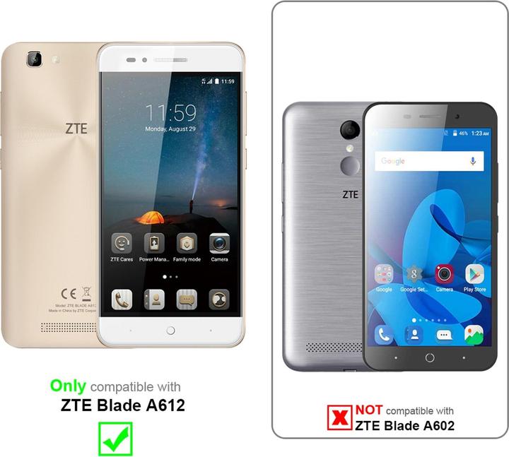 Image du produit Cadorabo Flip comme Invisible Cover (ZTE Blade A612)