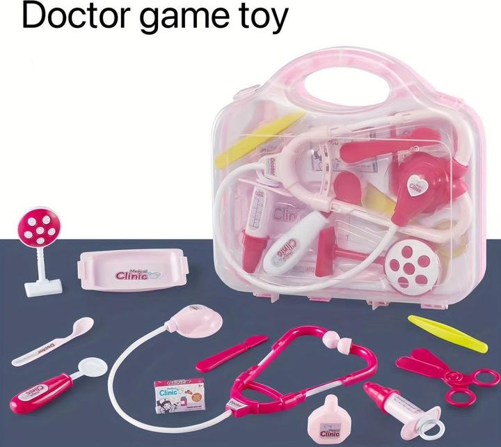 Activity Board 12pcs/set Pretend Play, Kinderspielzeug Arzt Set, Simulation medizinische Ausrüstung, Kinderarzt