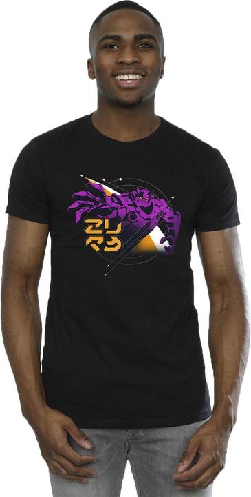Actual product image Disney Mens Lightyear Zurg Space Circle T-Shirt (3XL)