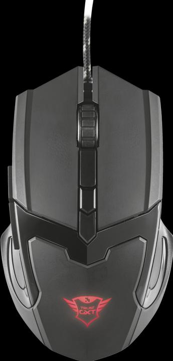 Actual product image Trust GXT 101 Mouse Ambidextrous USB Type-A 4800 DPI (Cable)