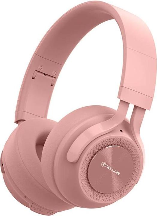 Tellur Feel Bluetooth Over-Ear Headphones Pink (ANC, 15 h, Kabellos)