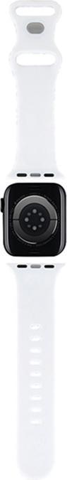 Produktbild Hello Kitty Pasek HKAWMSDIESK Apple Watch 38/40/41mm czarny/black strap Silicone Heads & Stripes (Silikon, Stahl)