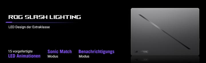 Actual product image ASUS ROG Zephyrus G16 (16", AMD Ryzen AI 7 350, 16 GB, 1000 GB, DE)
