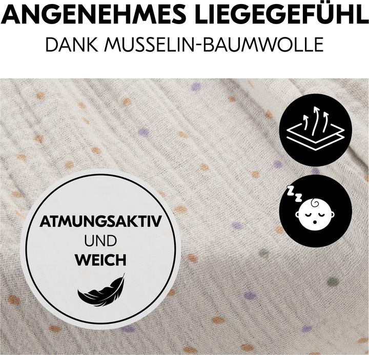 Produktbild Hauck Spannbettlaken für Reisebettmatratzen