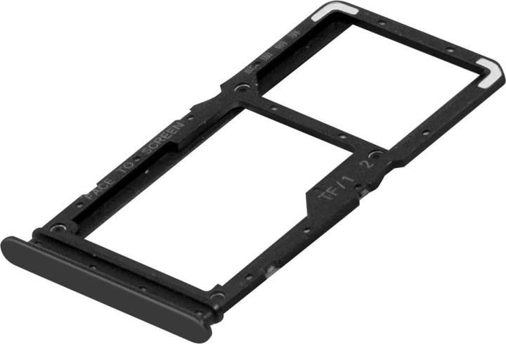 Image du produit Clappio 1x SIM + 1x Micro-SD support de carte de rechange pour Xiaomi Redmi Note 7 - Noir (Xiaomi Redmi Note 7)