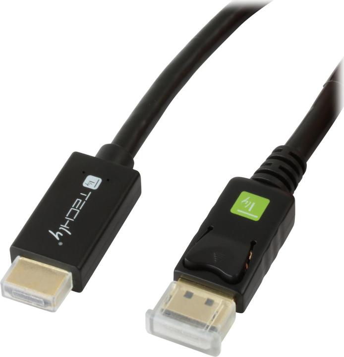 Produktbild Techly DisplayPort — HDMI (Typ A) (2 m, HDMI, DisplayPort)