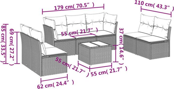 Actual product image VidaXL Willfried