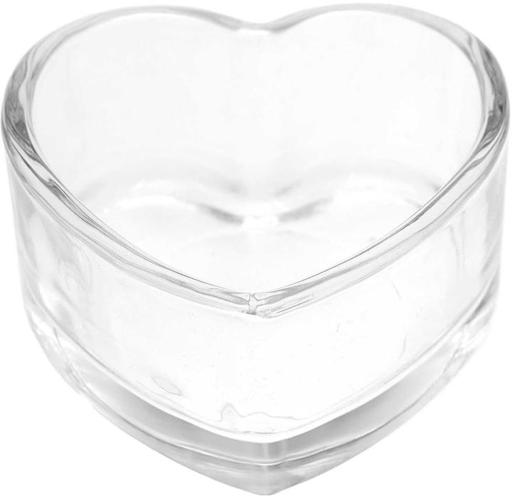 Actual product image Rico Design Glass Jar Heart 7.7 x 7.7 x 3.8 cm (1 x, 4 x 8 x 7.5 cm)