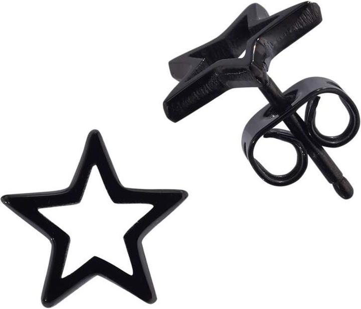 Bijouteria Ohrstecker (Titan, PVD Beschichtung (schwarz))