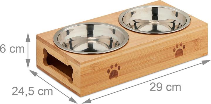 Actual product image Relaxdays Dog food station (0.30 l)