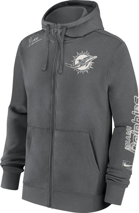 Immagine prodotto Nike Miami Dolphins Full-Zip Fleece Hoodie L (L)