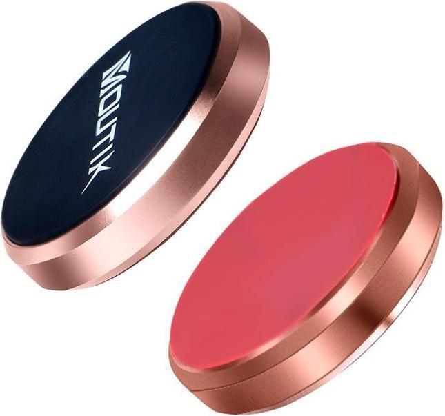 Produktbild Hermex MOUTIK Auto Magnet KFZ Slim Halterung selbstklebend ROSÉGOLD Pink