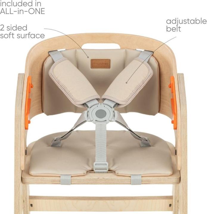 Actual product image MamaToyz My Chair wooden high chair (Highchair)