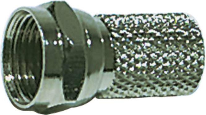 Produktbild Kontakt Konnektor F-Stecker für Koaxialkabel CB50, CB100, 10 Stk. (Antennenkabel)