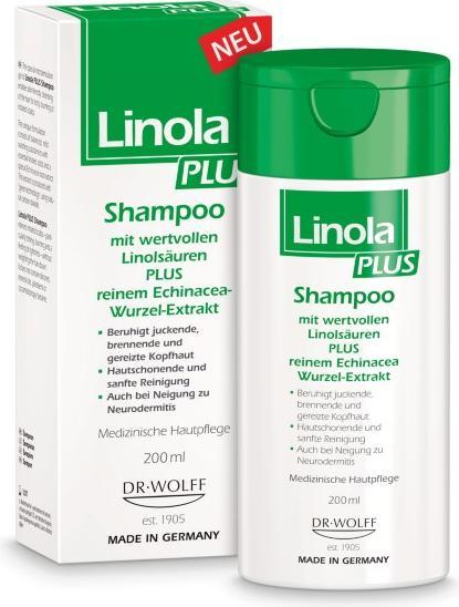 Dr. Wolff Linola PLUS Shampoo, 200 ml Shampoo (200 ml, Flüssiges Shampoo)