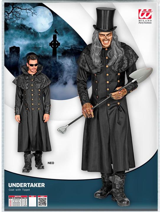 Produktbild Widmann Mantel Totengräber mit Kragen (XL)