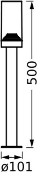 Image du produit Ledvance Borne d'éclairage LEDV (IP44)