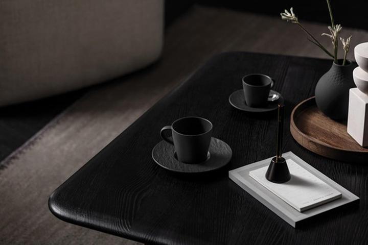 Actual product image Villeroy & Boch Coffee Cup and Saucer 2pcs Manufacture Rock blanc (220 ml, 2 x)