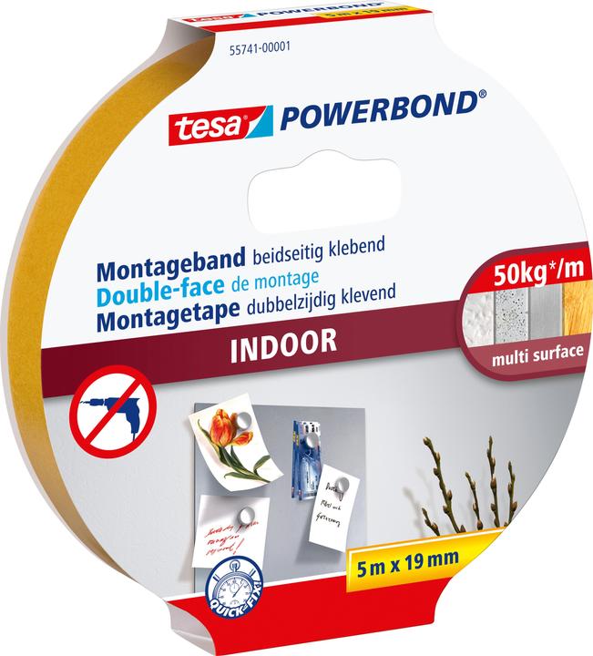 tesa Powerbond INDOOR doppelseitiges Montageband (19 mm)