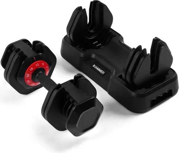 Actual product image Hammer Fitness StrongLock 4.0 Dumbbell 25 kg (1 x 25 kg)