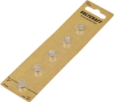 Voltcraft Knopfzelle LR 41 1.5 V 5 St. 35 mAh Alkali-Mangan VC-16108020 (5 Stk., LR41, 35 mAh)